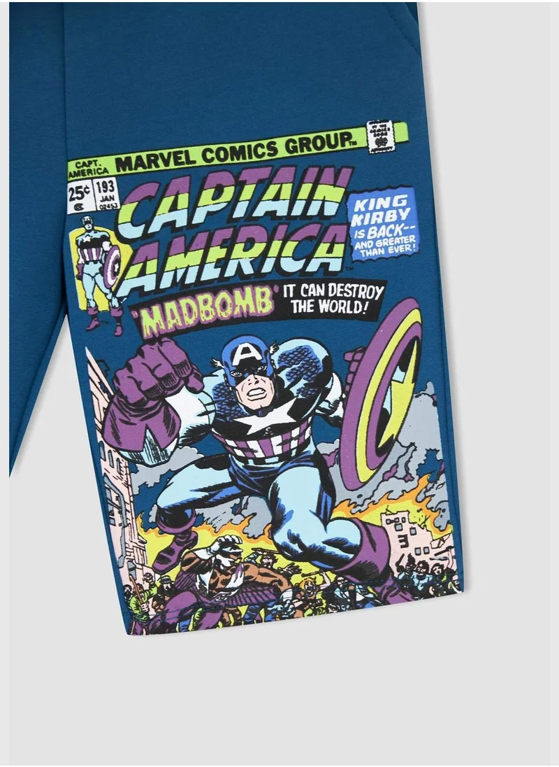 DeFacto Regular Fit Marvel Print Bermuda Shorts