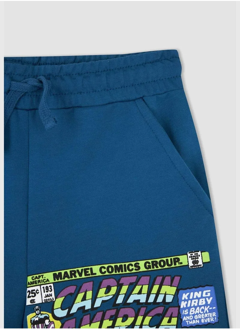 DeFacto Regular Fit Marvel Print Bermuda Shorts