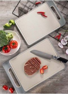 L-type Cutting Board, Wheat Grain Fiber Chopping Board with Juice Slot, Easy Grip Handle, Non-Slip Feet - pzsku/Z66741C20049B7263CEDCZ/45/_/1726909105/c84251c8-5ffd-45a1-a050-864058ad6f47