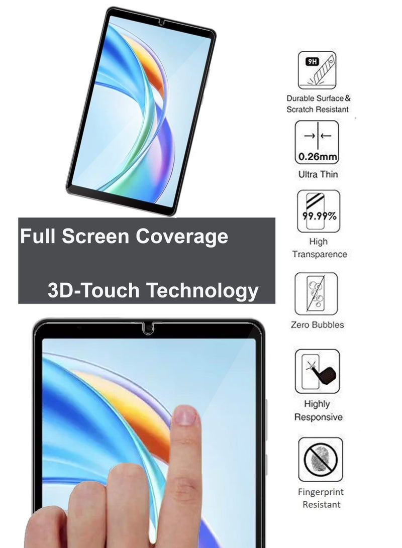 Honor Pad X7 8.7 Inches - Tempered Glass Screen Protector - Premium HD Delicate Touch , Higher Transparency , Easy to Install ,Anti-scratch and Bubble-free Screen Protector - Clear - Image 4