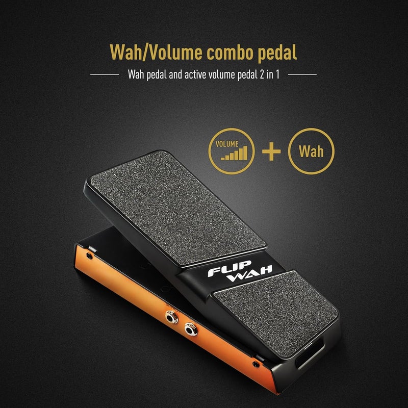 SONICAKE Wah Active Volume Pedal, Wah & Volume 2 in 1 Combo Guitar Effects Pedal, Full-size Pedal - FlipWah - Image 2