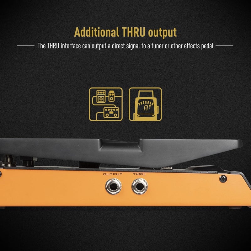 SONICAKE Wah Active Volume Pedal, Wah & Volume 2 in 1 Combo Guitar Effects Pedal, Full-size Pedal - FlipWah - Image 5