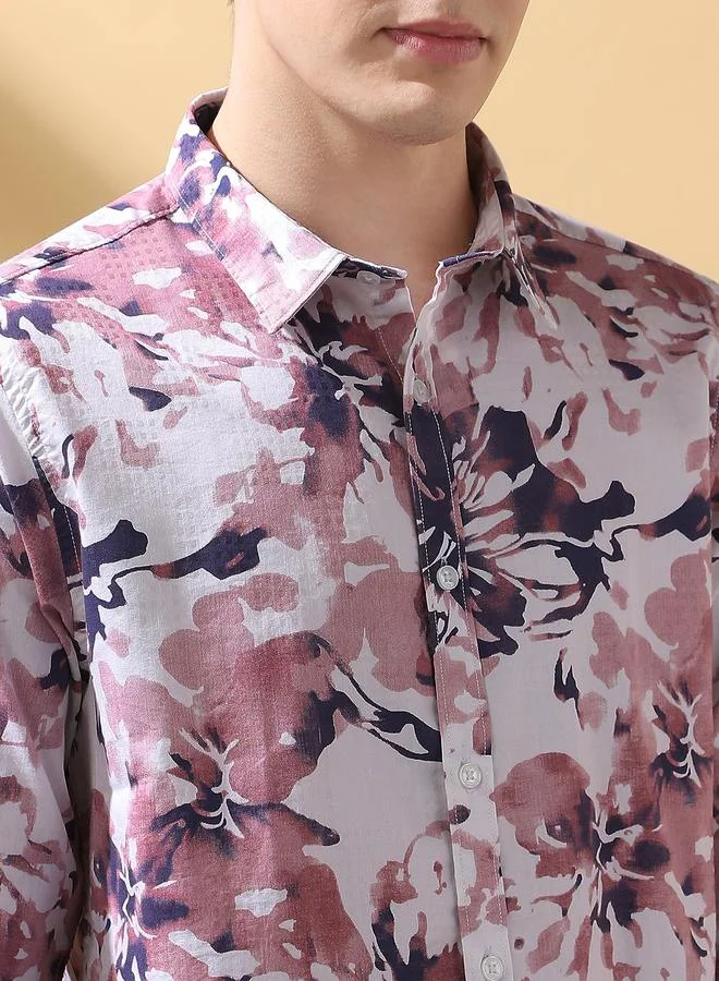 Dennis Lingo Trendy Pink Shirt For Men Featuring A Stylish Design And Comfortable Fit Made From High Quality Fabric