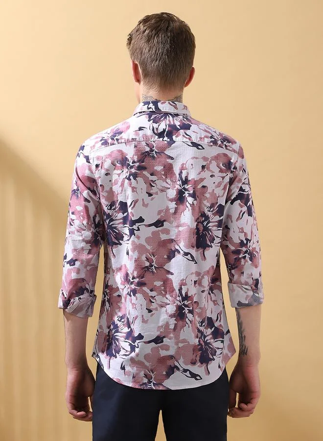 Dennis Lingo Trendy Pink Shirt For Men Featuring A Stylish Design And Comfortable Fit Made From High Quality Fabric