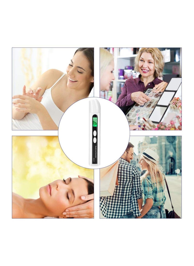 SYOSI - Digital Moisture Monitor For Skin, Skin Moisture Tester, Digital LCD Skin Face Moisture Oil Analyzer, Face Skin Sensor Tester, Oil Det, LCD Digital Precision Skin Oil Content Analyzer - Image 1