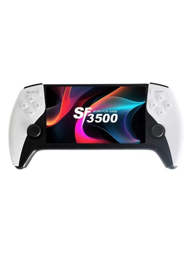 SF3500 Retro Handheld Game Console - White/Black - Image 1