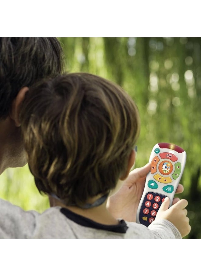 Stone and Clark - My Remote, My Program â€“ Baby Remote Control Toy for 6 Months Old and Up â€“ 20 Unique Learning Remote Buttons, Plays Baby Music Tunes, Flashing Lights, BPA Free and More - Image 1