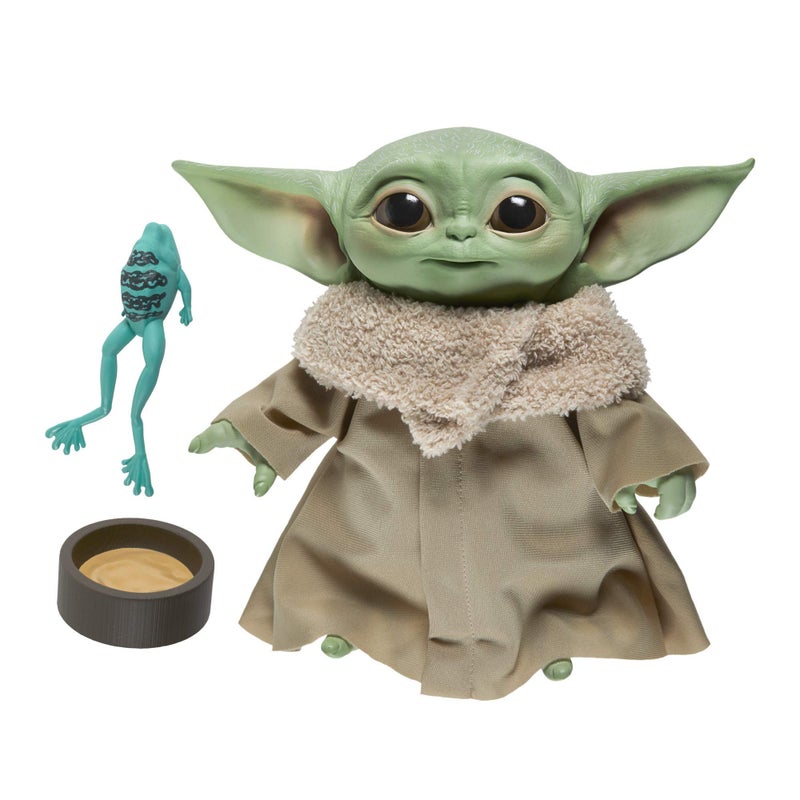STAR WARS The Child Talking Plush Toy with Character Sounds and Accessories, The Mandalorian Toy for Kids Ages 3 and Up, Green - Image 3