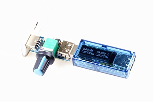 KNACRO 5W Mini USB Fan Air Volume Speed Stepless Governor Module DC 4-12V to 2.5-8V Speed Control Knob with Switch Function (1pc) - Image 5