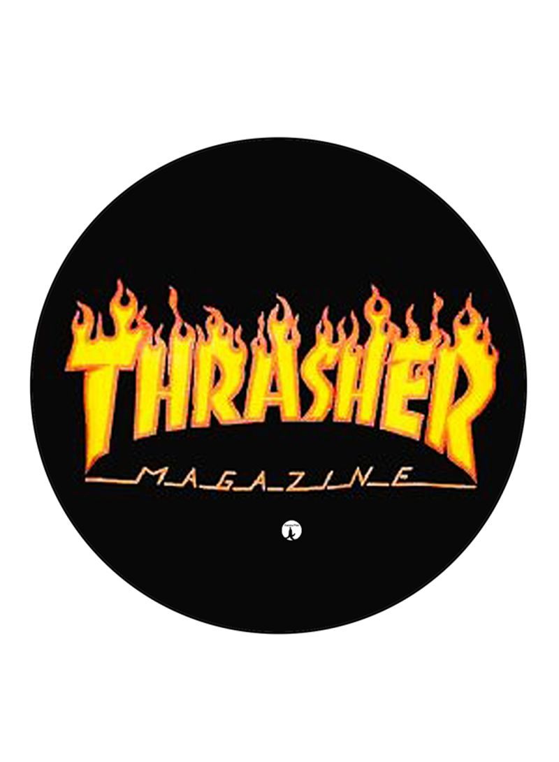 Thrasher Printed Mouse Pad Round  Multicolour