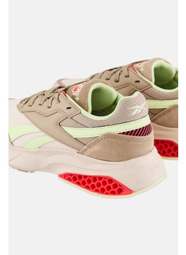 Reebok Women Hexalite Legacy 1,5 Lace Up Running Shoes, Beige  - Image 3