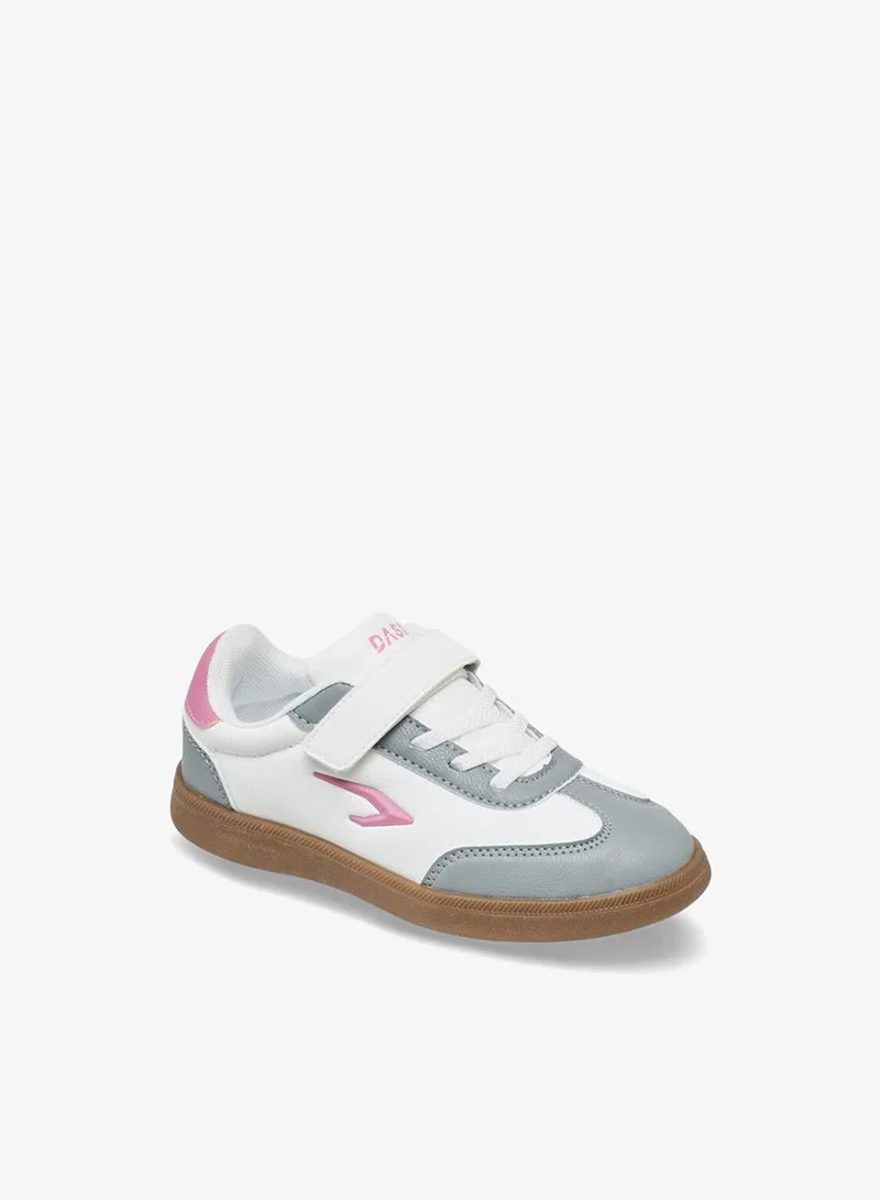 Dash Girls Hook & Loop School Sports Shoes