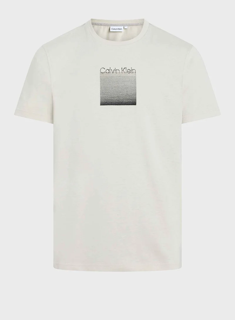 CALVIN KLEIN Logo Crew Neck T-Shirt