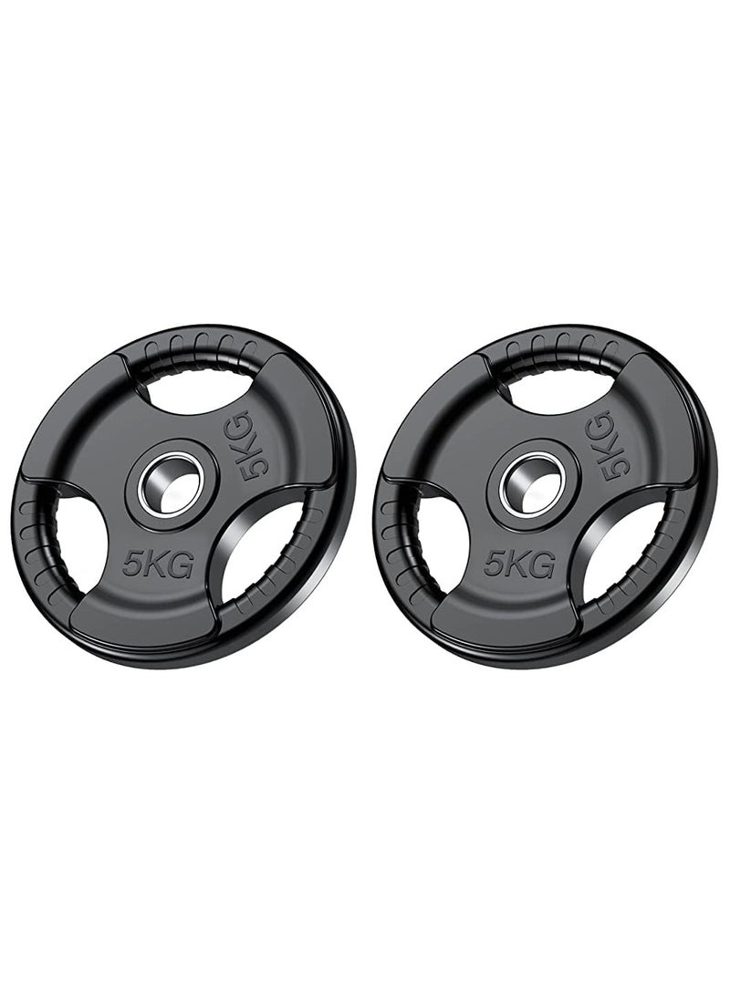 COMMANDO Pair of Olympic Weight Plates, 2 Pieces, 5 Kilograms - Image 1