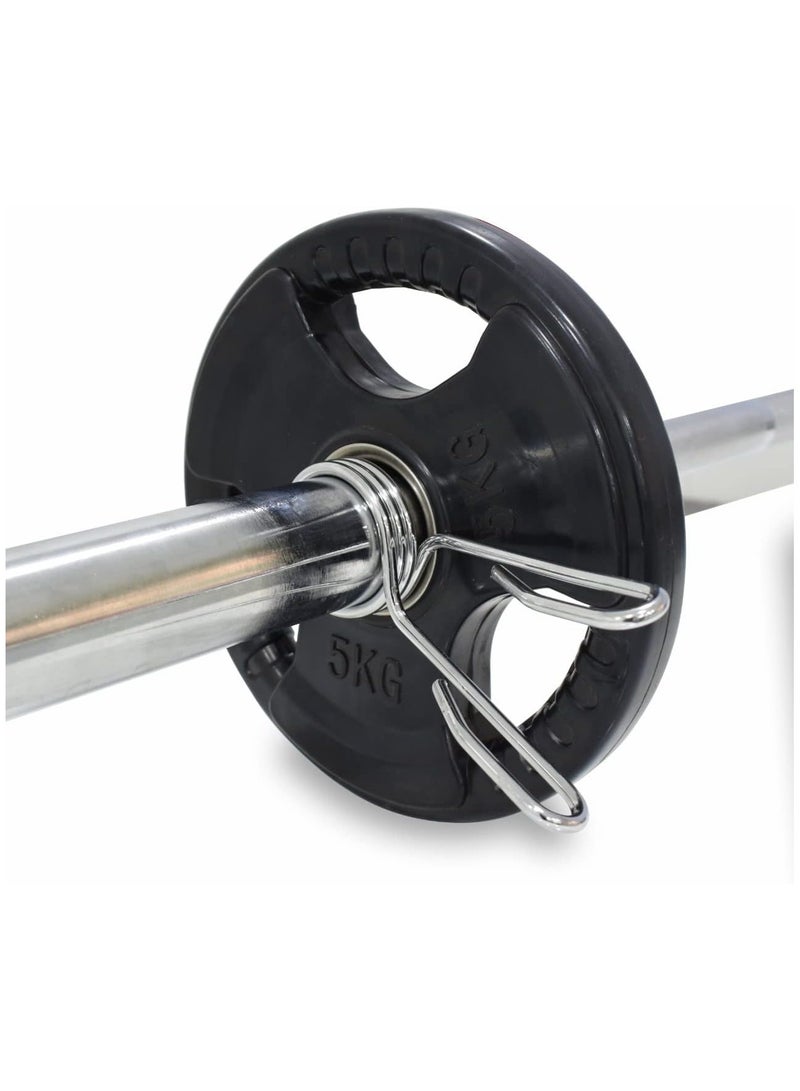 COMMANDO Pair of Olympic Weight Plates, 2 Pieces, 5 Kilograms - Image 2