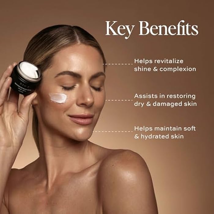 DIME Beauty Restorative Night Cream, Facial Moisturizer with Ceramides and Sea Buckthorn, 1.7 oz / 50 ml in Pump - Image 4