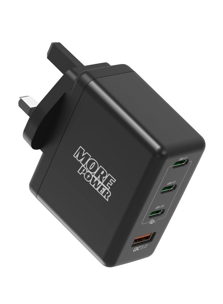 مور بور شاحن مور بور 100 واط - 3 منافذ Type-C PD ومنفذ USB-A - Image 5