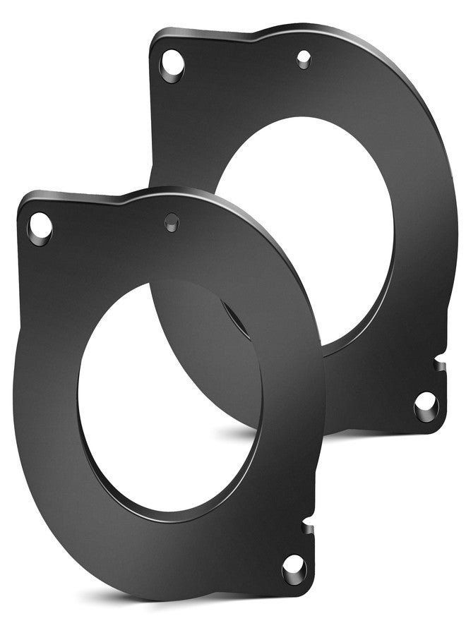 NuIth 3 Inch Front Dash Speaker Adapter for 2007-2019 Jeep/2005-2019 Dodge/2011-2018 Ram/2007-2017 Chrysler Replacement Center Dashboard 3" Tweeter Speaker Spacer Ring - Image 1