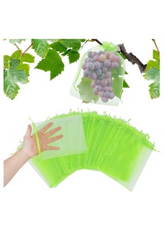 GUDOO 50 Pack Netting Bags Garden Fruit Barrier Cover Bags Fruit Protection Bags for Grape Fig Flower Seed Vegetable Protection from Insect Mosquito Bug Garden Tool 15×20 cm  - Image 1