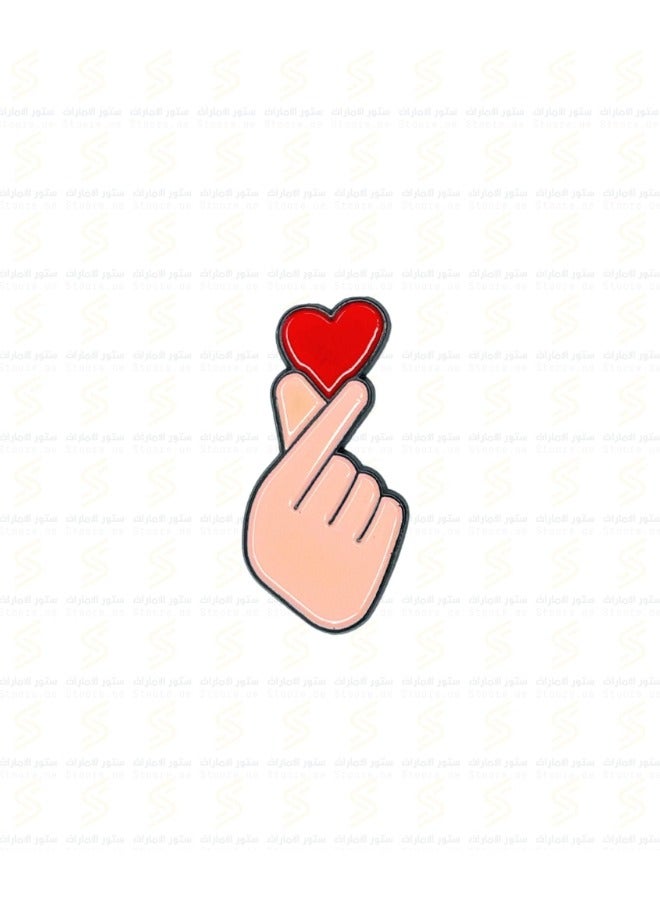 أكاليكس شارة مغناطيسية من 5 قطع لقلب الإصبع - Image 1