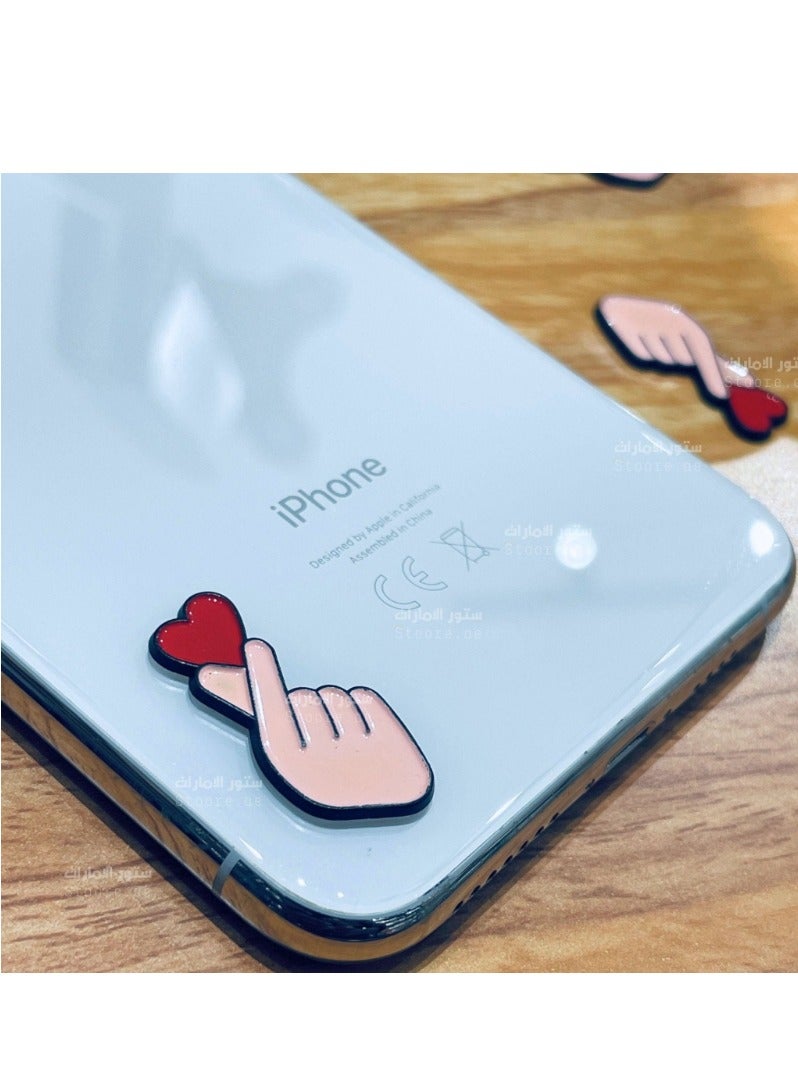 أكاليكس شارة مغناطيسية من 5 قطع لقلب الإصبع - Image 2