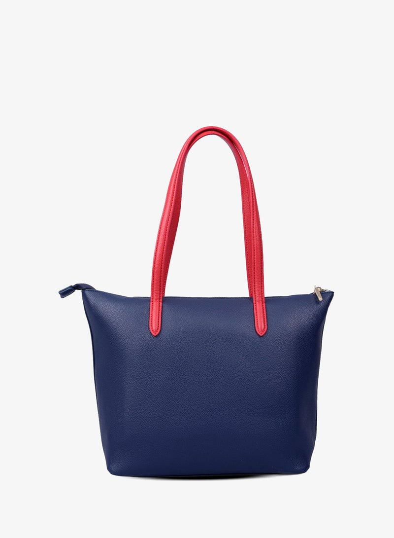 U.S. Polo Assn. Women's Tote Bag, Ladies Large Capacity Shoulder Bag Handbag for Ladies Travel Bag for Navy Red - Image 4
