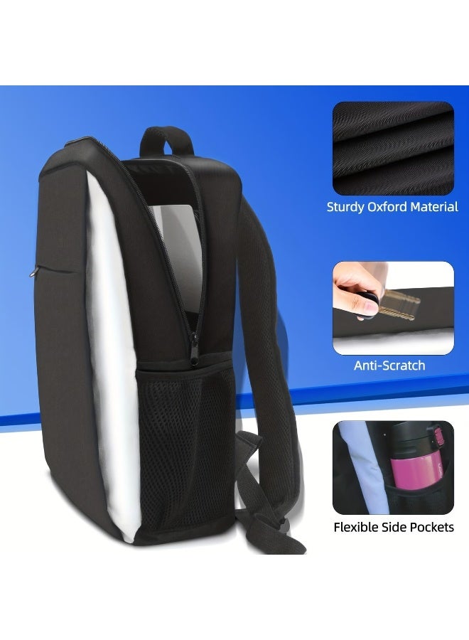 شاربدو حقيبة حمل كبيرة للسوني 5 (PS5) و إكس بوكس (Xbox Series X/S) - شنطة سفر متينة وواسعة لحفظ الجهاز و الكنترول وجميع الملحقات مع حزام كتف قابل للتعديل - Image 5