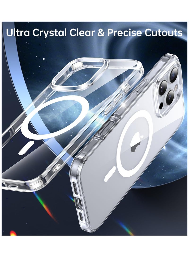 iPhone 16 Pro Max Case (6.9”) - MagSafe Compatible, Includes 2 HD Screen Protectors & 1 Lens Protector, Military-Grade Protection - Clear - Image 4