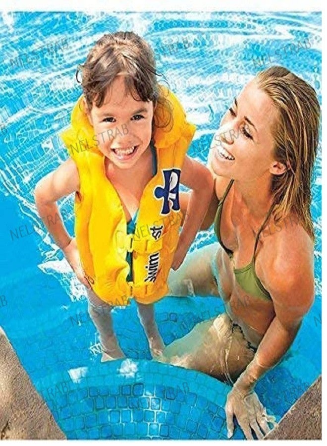 NELSTRAB:- Children Swim Pool Float Swim Best Jacket Life Jacket Safety Swimming Jacket for(3-6 Years Kids)(Multi Color)(1 PIS) - Image 3