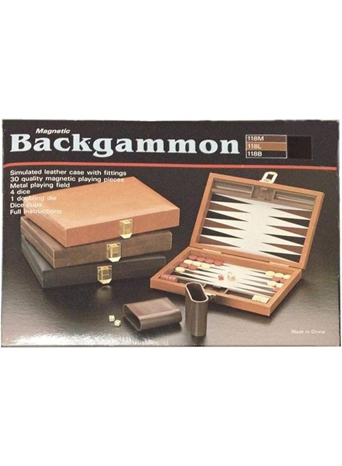 Magnetic Backgammon(36 x 23 cm) - Board and Card Games - Image 1