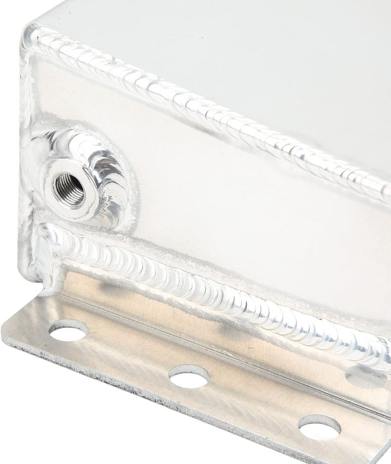 Coolant Overflow 1L, Aluminum Alloy Expansion Reservoir, Coolant Overflow with Drainage Faucet, Stainless Steel Vent for Car Refitting, Lightweight and - Image 5