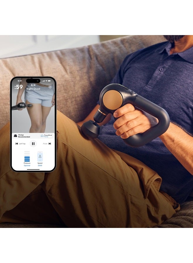 Theragun Sense Percussion Massage Gun - Deep Tissue Personal Massager with Preloaded Breathwork Routines for Stress Relief, Pain Relief & Muscle Soreness in Neck, Back, Leg and Knee (Black) - Image 5