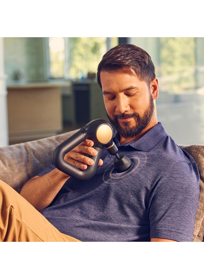 Theragun Sense Percussion Massage Gun - Deep Tissue Personal Massager with Preloaded Breathwork Routines for Stress Relief, Pain Relief & Muscle Soreness in Neck, Back, Leg and Knee (Black) - Image 3