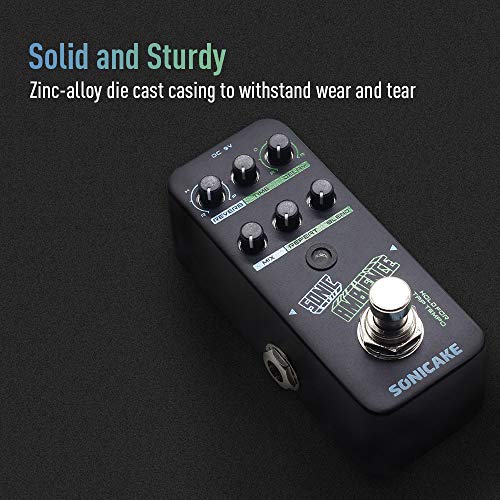 SONICAKE Delay Reverb Pedal Sonic Ambience Multi Mode Tap Tempo Delay and Reverb Guitar Bass Effects Pedal - Image 5