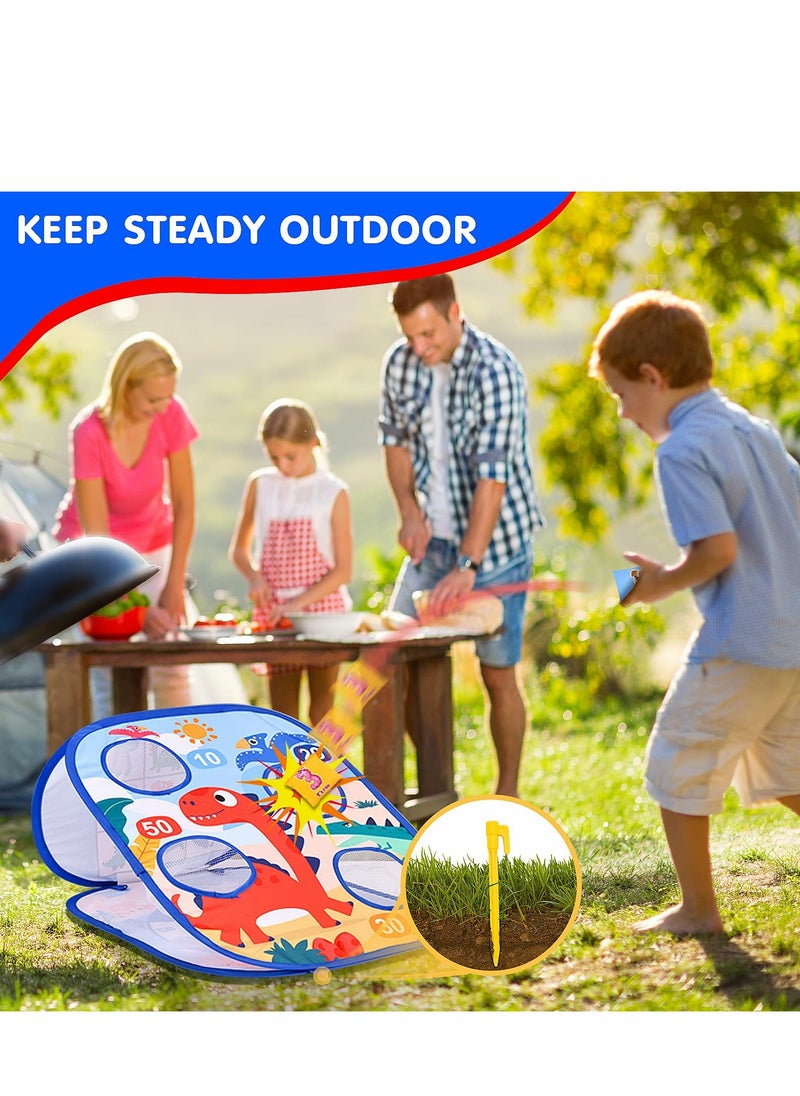 SYOSI 3 in 1 Kids Bean Bag Toss Game, Outdoor Toys for Boys, Interactive Outside Games for Family Camping Party, Great Birthday for Kids Todders  - Image 2