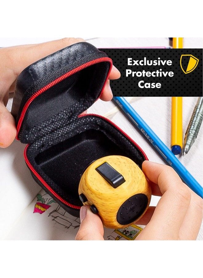 Chuchik - Toys Fidget Cube Prime Desk Fidget Toy Fidget Cubes Reduce Anxiety And Stress Relief For Autism Add Adhd & Ocd. Fidget Cube For Kids & Adults (Wooden 1Pack) - Image 1