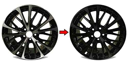 SlickMod Chrome Delete Blackout Vinyl Overlay for 2018-2020 Toyota Camry SE 18 inches Sport Wheel Rims (Gloss Black) - Image 5