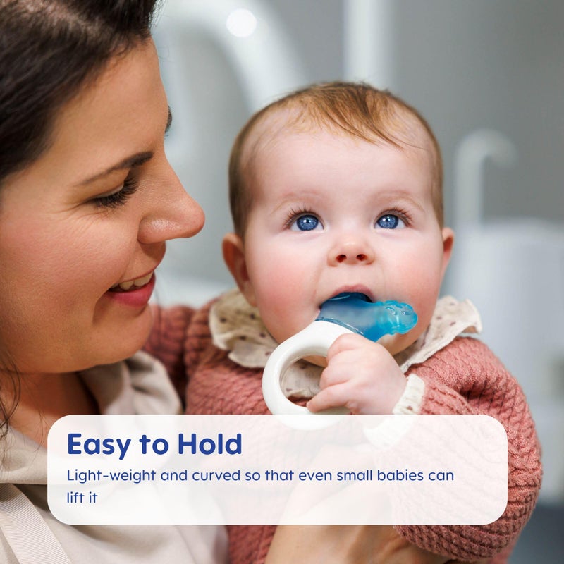 MAM Mini Cooler Teether with Clip, Boy, 2+ Months, 1-Count - Image 4