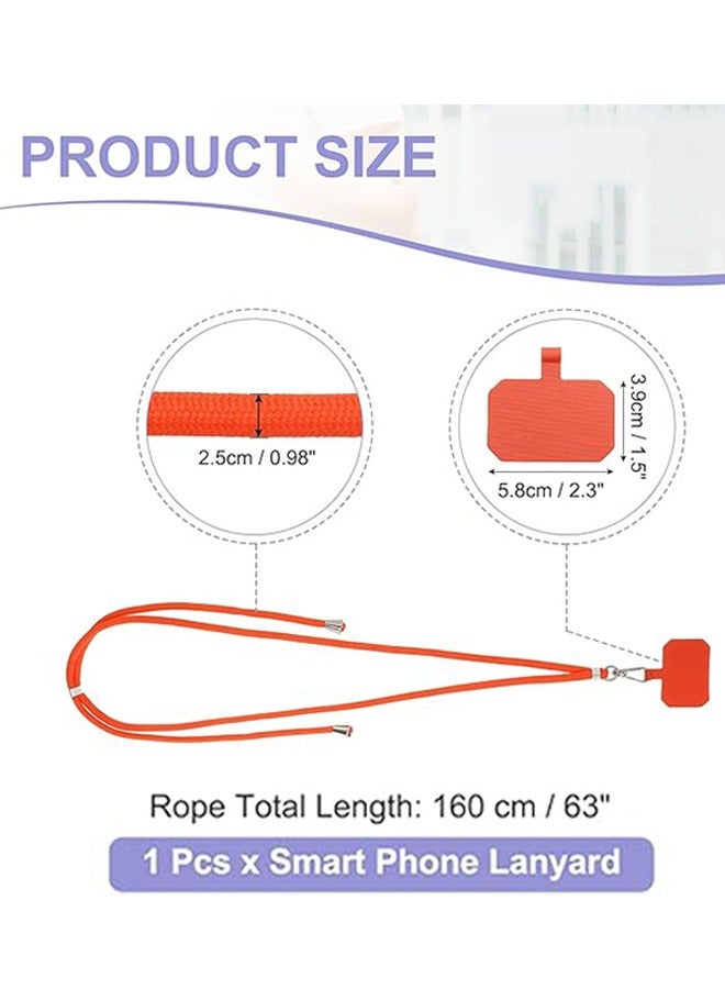 Digipace Phone Lanyard, Universal Crossbody Cell Phone Lanyards, Multifunctional Nylon Patch Adjustable Shoulder Neck Strap Compatible with Most Smartphones - Image 2