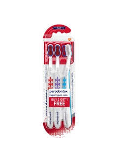 Parodontax Adult Expert Gum Care Manual Toothbrush (Pack Of 3, Free), White  - Image 1