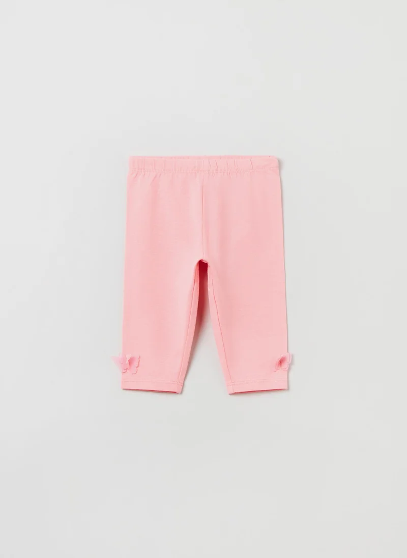 Ovs OVS Three-Quarter-Length Leggings With Butterflies