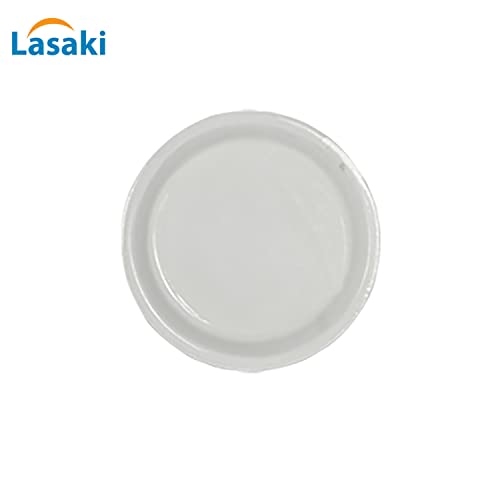 Lasaki Round Ceramic Trays (Plates Saucers) for Pots, planters, Flower, Succulent(Set of 2,White,4 inch) R4(Plants not Included) - Image 5