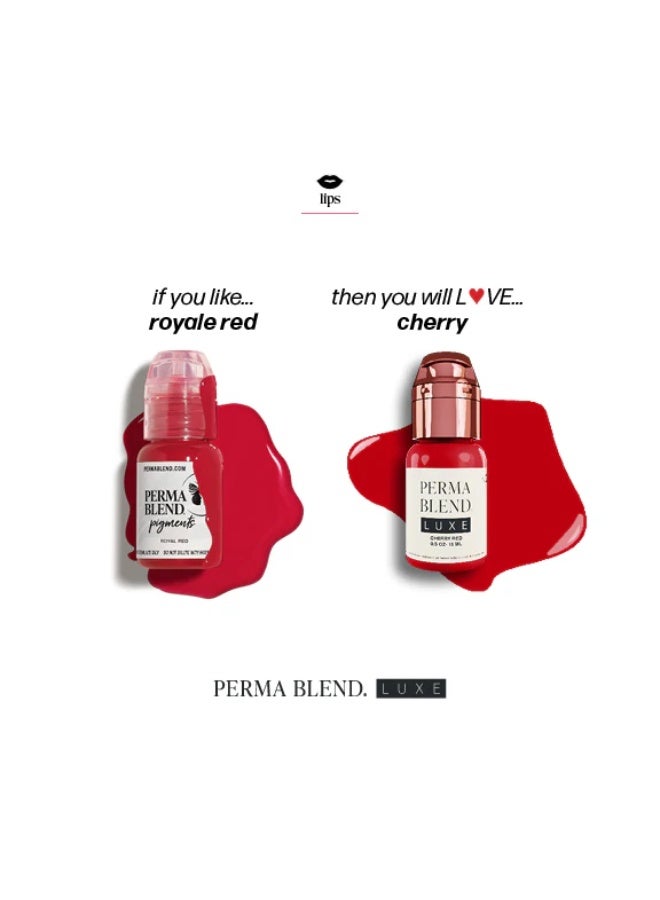 Perma Blend Lip Pigment – Perma Blend Royal Red 15ml | Professional Permanent Makeup Lip Blush Tattoo Ink | High Retention, Vegan, True-to-Tone Healing Semi-Permanent Lip Color | SKU: PBRR1/2 - Image 5
