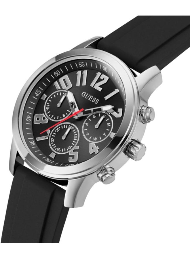 Guess GW0708G1 Mens Parker Watch, Black, strip - Image 4