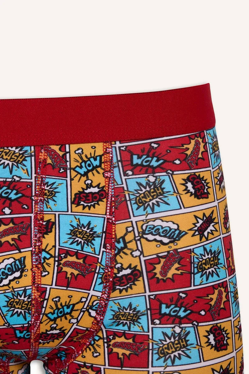 Defacto  Regular Fit Fun Printed 3 Piece Boxers for Men | Best Price UAE
