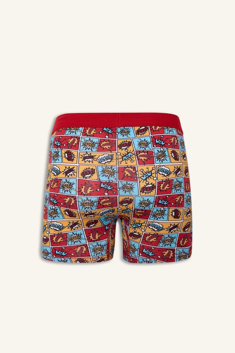 Defacto  Regular Fit Fun Printed 3 Piece Boxers for Men | Best Price UAE