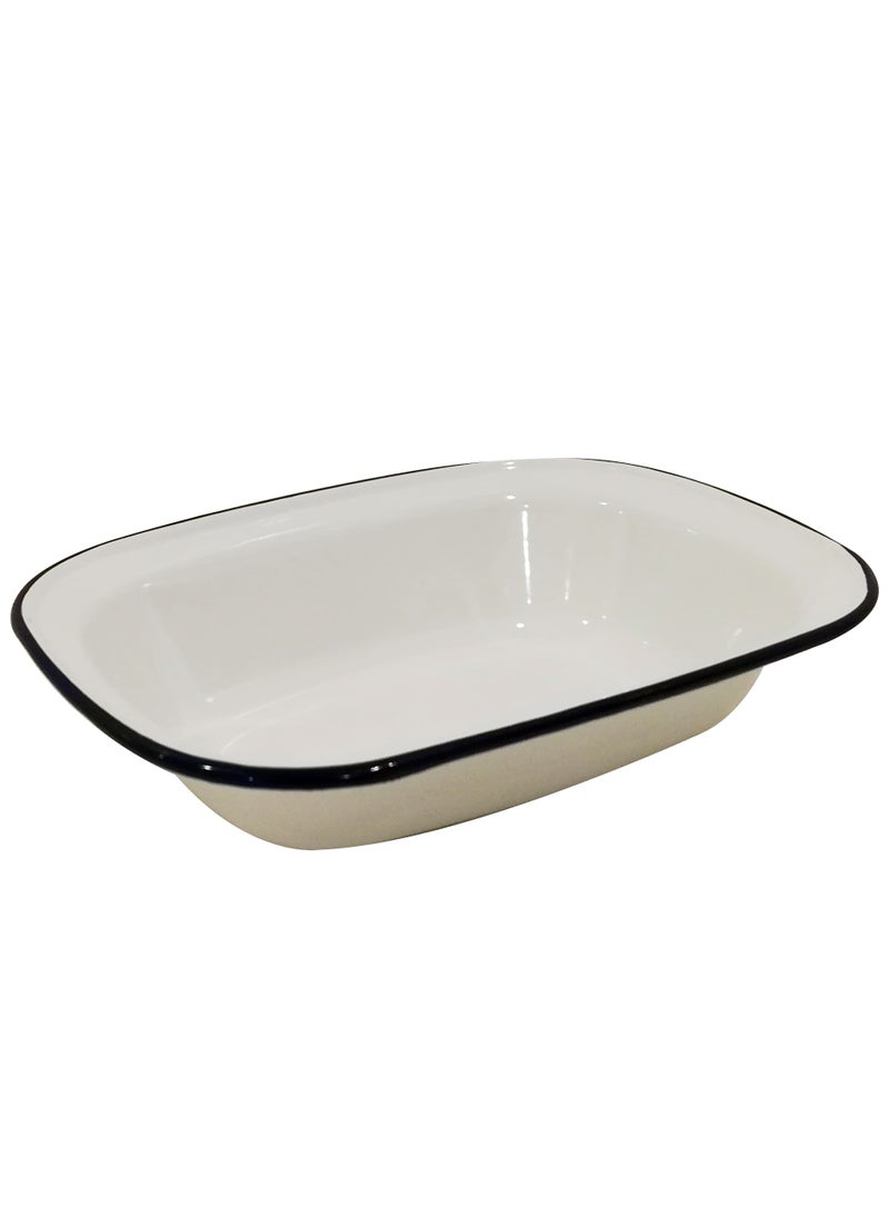 Alsaif home Deep oval cartilage surface 23 cm white - Saif Home 