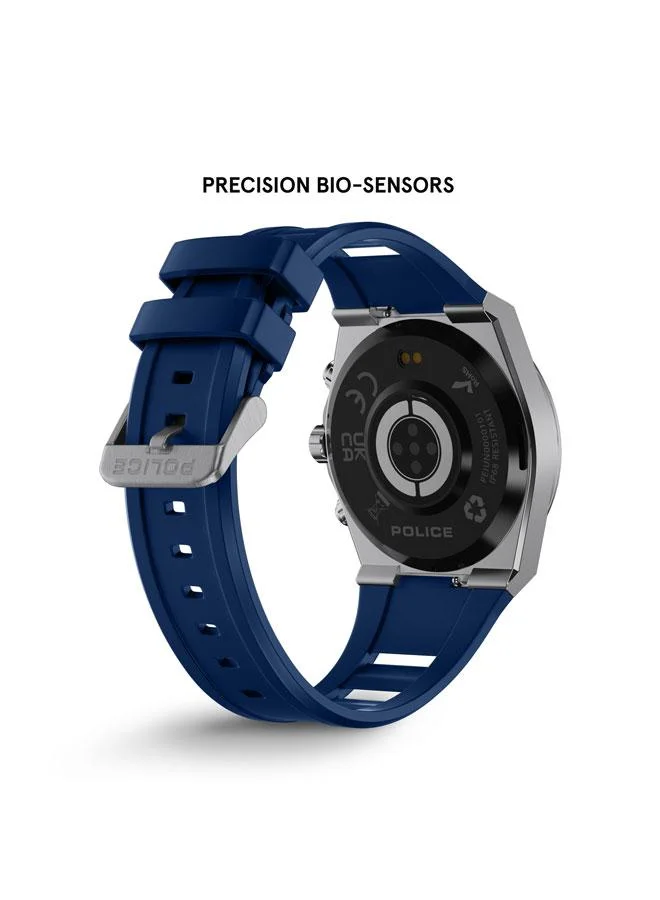 Police Blue/Orange My Avatar 2 Interchangeable Strap, AMOLED, Dual Time, 5ATM, GPS Smartwatch for Men | Best Price UAE