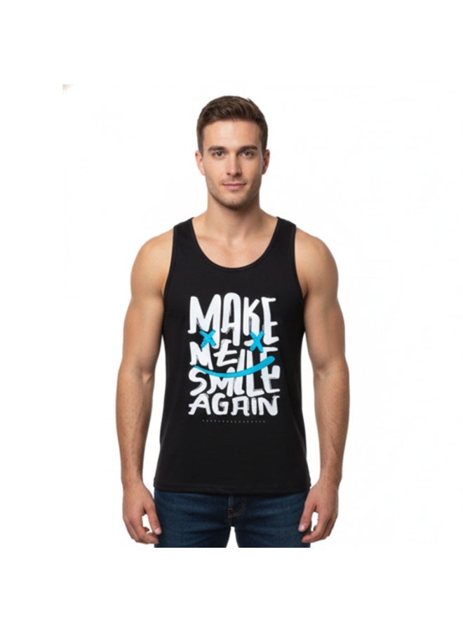Caesar Men's sleeveless t-shirt with a print on the chest - Image 4