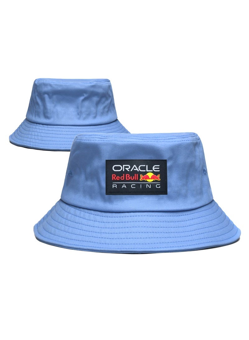 ORACLE Red Bull Racing Logo Light Blue Daily Versatile Bucket Hat